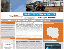 Tablet Screenshot of budowawpolsce.pl